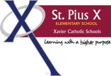 St. Pius X School  Logo